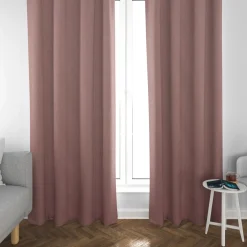 Dekostoff Dobby Streifen 3mm creme rosa 1,40m Breite