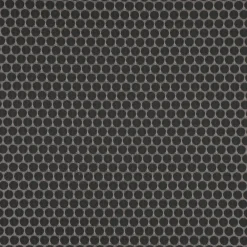 Dekostoff Double Face Jacquard Punkte schwarz silbergrau 1,50m Breite