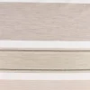 Dekostoff Gardinenstoff Meterware ELPASO Streifen creme braun taupe 1,50m Breite