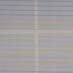 Dekostoff Gardinenstoff Voile Malados Streifen transparent weiß gelb grau 1,50m Breite