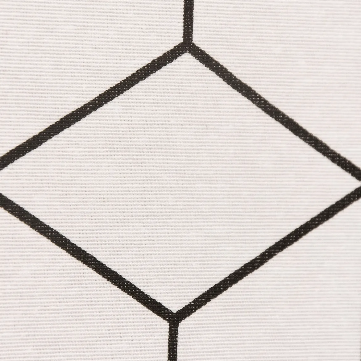 Dekostoff Geometrisches Muster cremeweiß schwarz 138cm