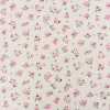 Dekostoff Halbpanama Classic Little Rose Allover Rosenblüten ecru rosa 1,40m Breite