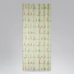 Dekostoff Halbpanama Digitaldruck Waldleben Mr. Rabbit Haus Hase Fuchs grün braun 1,40m Breite