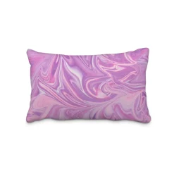 Dekostoff Halbpanama Digitaldruck Retro Batik lila pink 1,40m Breite