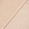 Dekostoff Halbpanama Iconic Anchor Stripe Anker Streifen natur weiß 1,40m Breite