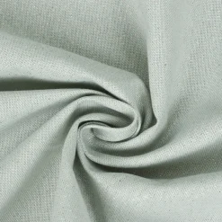 Dekostoff Halbpanama Leinenlook Lurexeffekte Glamour uni mint goldfarbig 1,40m Breite