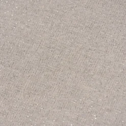 Dekostoff Halbpanama Leinenlook Lurexeffekte Glamour uni hellgrau silber 1,40m Breite