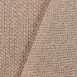Dekostoff Halbpanama Leinenlook Lurexeffekte Glamour uni natur goldfarbig 1,40m Breite