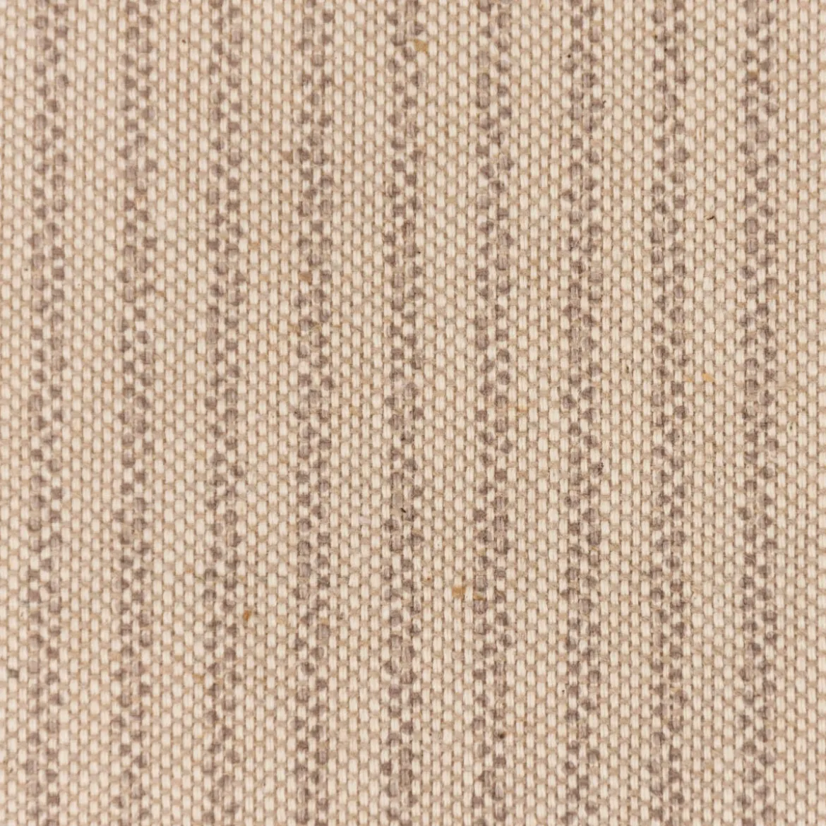 Dekostoff Halbpanama Leinenlook Sparkle Stripes Streifen natur grau 1,40m Breite