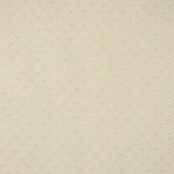Dekostoff Halbpanama Leinenlook Metallic Art Deco Rauten mintgrün goldfarbig 1,40m Breite