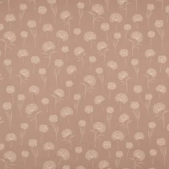 Dekostoff Halbpanama Leinenlook Elegant Dandelion Pusteblume taupe natur 1,40m Breite