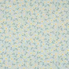 Dekostoff Halbpanama Leinenlook Daisy Sweet Field Gänseblümchen hellblau weiß 1,40m Breite