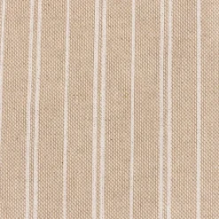 Dekostoff Halbpanama Leinenlook Basic Stripe Streifen natur weiß 1,40m Breite