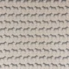 Dekostoff Halbpanama Leinenlook Zebra beige schwarz grau 1,40m Breite