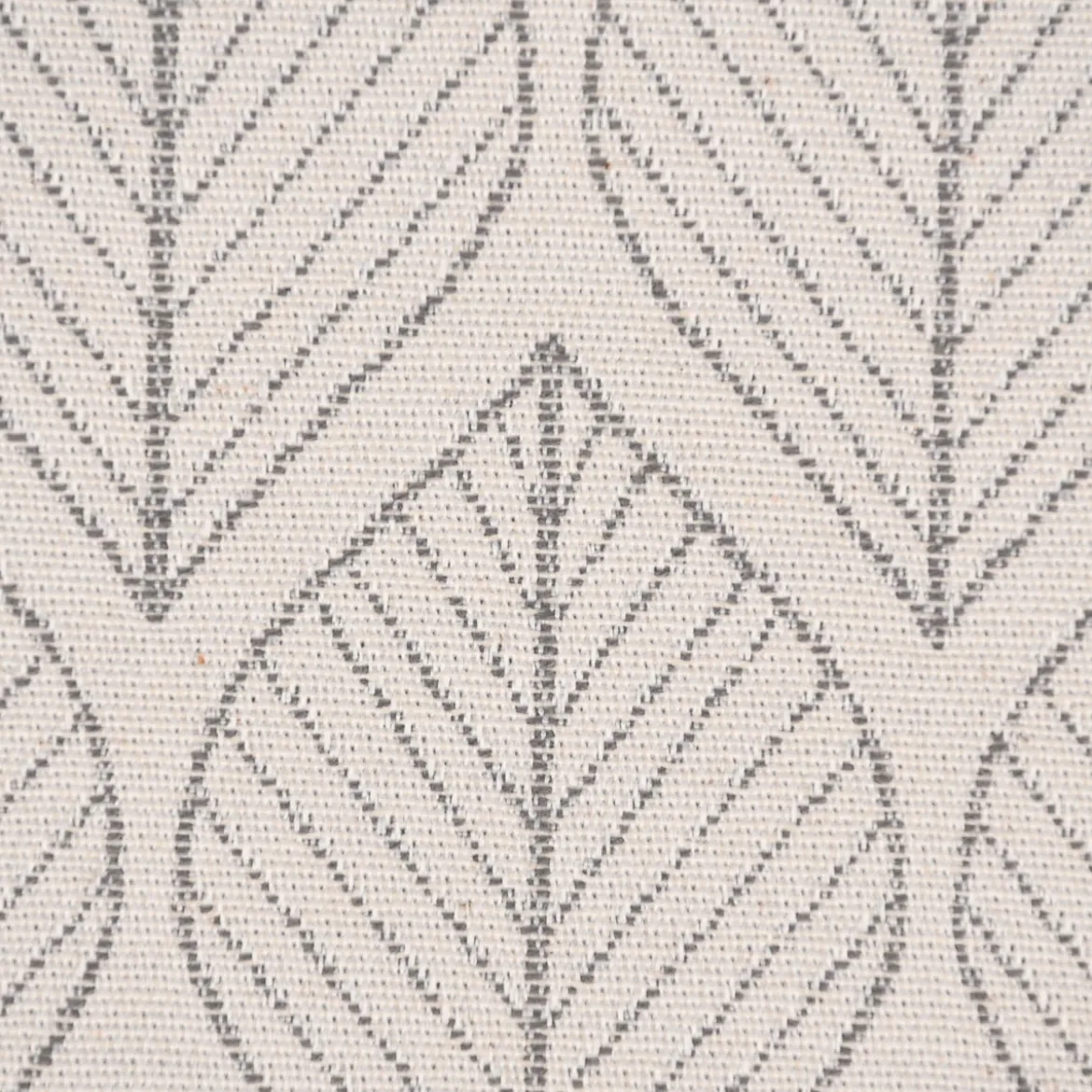 Dekostoff Jacquard Doubleface Premium Leaf Retro Scandi Blätter grau hellbeige 1,4m Breite