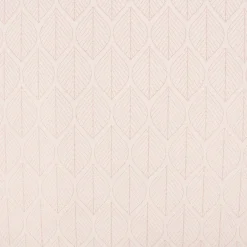 Dekostoff Jacquard Doubleface Premium Metallic Leaf Retro Scandi Blätter rosa beige 1,4m Breite