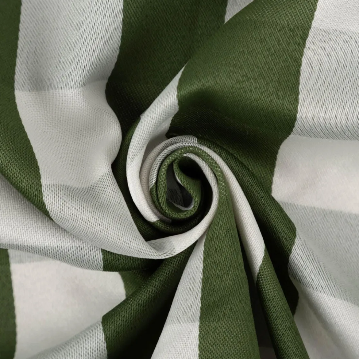 Dekostoff Jacquard Stoff Karos grün weiß 140cm Breite