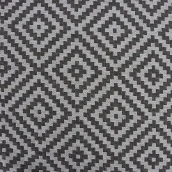 Dekostoff Jacquardstoff Wendestoff Leinen Rauten Inka ecru beige 1,50m Breite