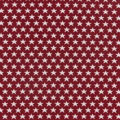 Dekostoff Jacquard Wendestoff Weihnachten beidseitig Sterne weiß rot 1,4m Breite