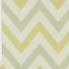 Dekostoff Jazz Soda Chevron Zacken breit creme gelb grau