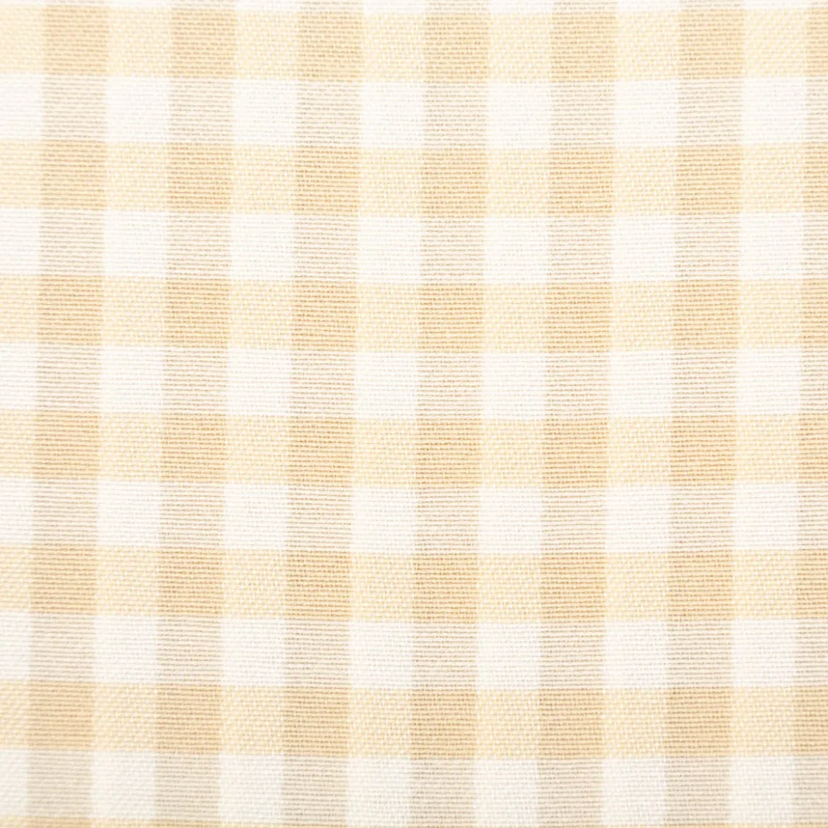 Dekostoff Karos klein beige weiß 140cm Breite