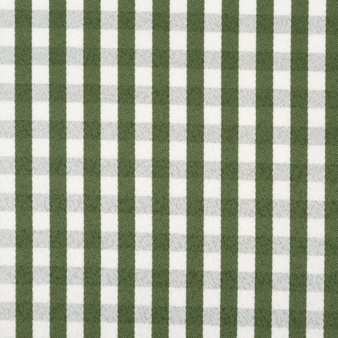 Dekostoff Karos klein grün ecru 140cm Breite