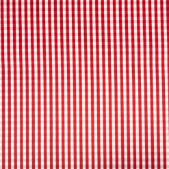 Dekostoff Karos klein rot weiß 140cm Breite