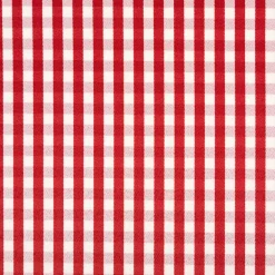 Dekostoff Karos klein rot weiß 140cm Breite