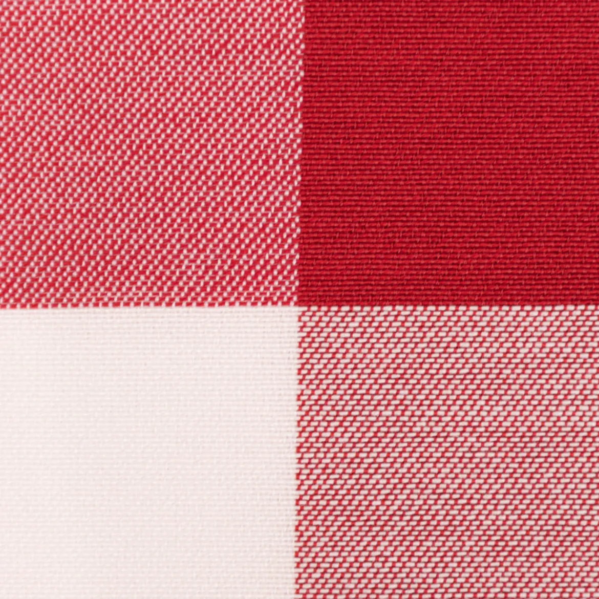 Dekostoff Karos rot weiß 140cm Breite