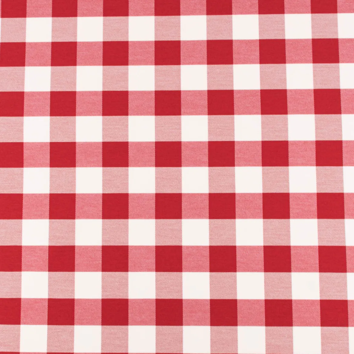 Dekostoff Karos rot weiß 140cm Breite