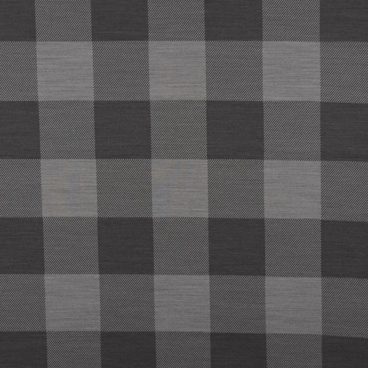 Dekostoff Landhausstoff Plaidstoff Wendestoff Checks Cosy Karo grau 1,40m Breite