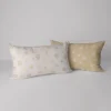 Dekostoff Lurex Wendestoff Weihnachten beidseitig Schneeflocken beige gold 1,6m Breite