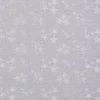 Dekostoff Lurex Wendestoff Weihnachten beidseitig Sterne grau silber 1,6m Breite