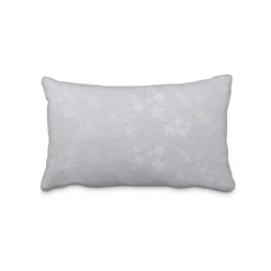 Dekostoff Lurex Wendestoff Weihnachten beidseitig Sterne grau silber 1,6m Breite