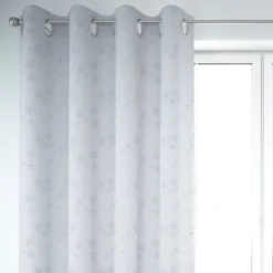 Dekostoff Lurex Wendestoff Weihnachten beidseitig Sterne grau silber 1,6m Breite