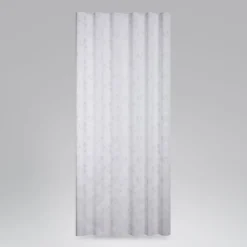 Dekostoff Lurex Wendestoff Weihnachten beidseitig Sterne grau silber 1,6m Breite
