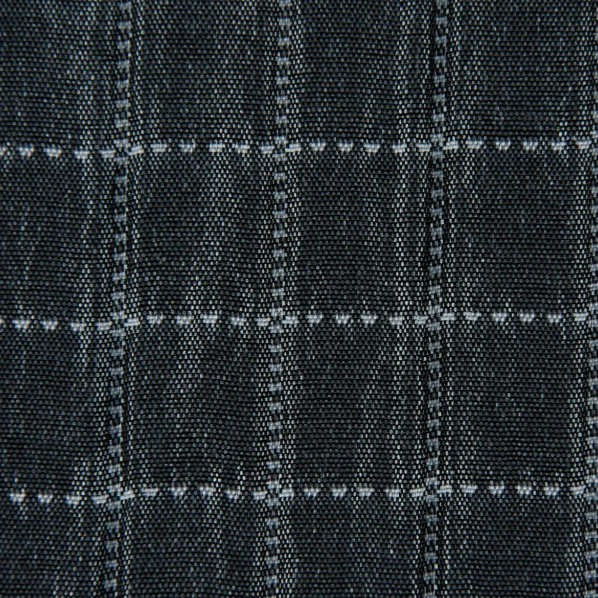 Dekostoff Plaidstoff Steppstoff Überwurf Fliesen Quadrate überbreit graublau weiß 2,80m Breite