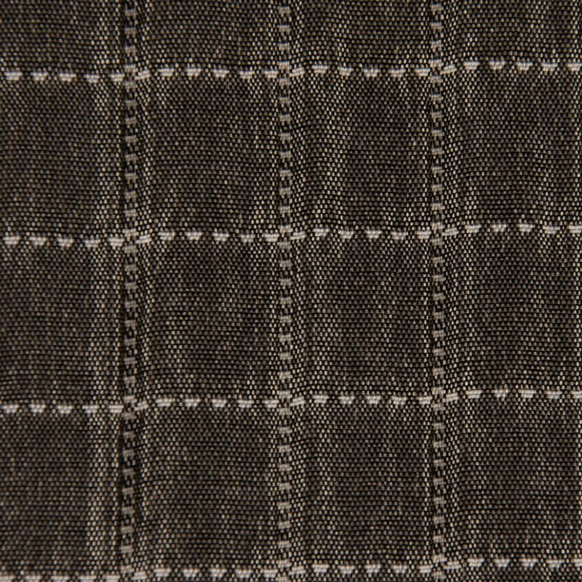 Dekostoff Plaidstoff Steppstoff Überwurf Fliesen Quadrate überbreit taupe goldbraun weiß 2,80m Breite