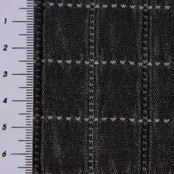 Dekostoff Plaidstoff Steppstoff Überwurf Fliesen Quadrate überbreit anthrazit weiß 2,80m Breite
