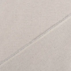 Dekostoff Polsterstoff 90% Baumwolle Savoie Halb-Panama Leinenlook uni helles Naturgrau 155cm Breite