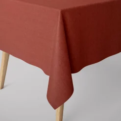Dekostoff Polsterstoff Panama Vercors melierte Struktur uni terracotta 140cm Breite