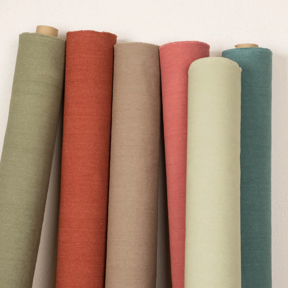 Dekostoff Polsterstoff Panama Vercors melierte Struktur uni taupe 140cm Breite