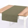 Dekostoff Polsterstoff Panama Vercors melierte Struktur uni khakigrün 140cm Breite