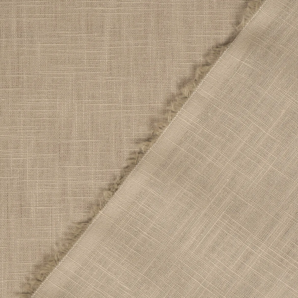 Dekostoff Ramie Leinenoptik uni beige 1,50m Breite