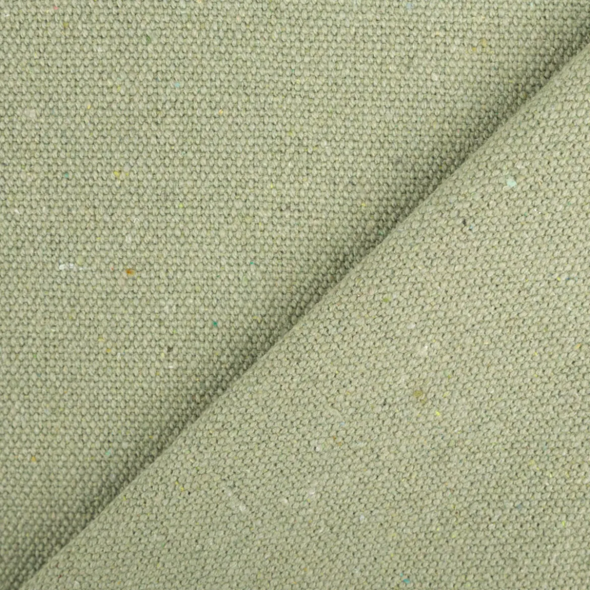 Dekostoff rustikale Strukturoptik salbeigrün 150 cm