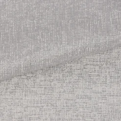 Dekostoff Tischwäschestoff Jacquard-Stoff Double Face Struktur Lurex Silberglanz 280cm Breite