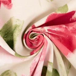 Dekostoff Vorhangstoff Mina Rosen beige rosa 1,4m Breite