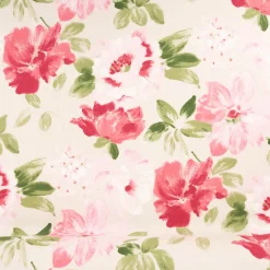 Dekostoff Vorhangstoff Mina Rosen beige rosa 1,4m Breite