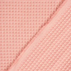 Dekostoff Waffelrelief Kästchenstruktur Honeycomb rosa 1,30m Breite
