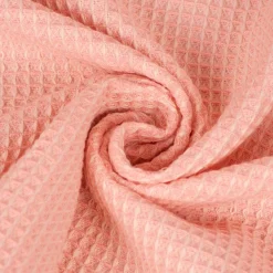 Dekostoff Waffelrelief Kästchenstruktur Honeycomb rosa 1,30m Breite